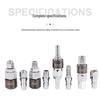 Huiyan D-Type Self-Locking Pneumatic Air Hose Connector (Male/Female)