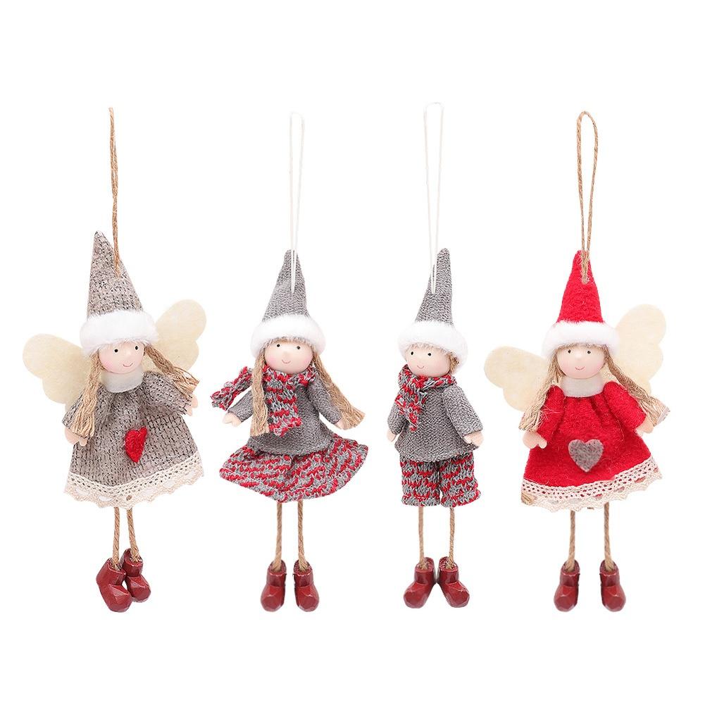 Charming Handmade Christmas Accessory Angel Doll Ornament Charming Holiday Accessory For Christmas Celebrations