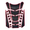 Motorcycle Accessories 3D Fishbone Sticker Fuel Tank Decorations Scratch Covering Decals Hot Sell Black Red Motorbike Stickers