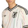 Adidas Short-Sleeve T-Shirt 2026 Japan National Football Team Away Replica Jersey Men's KLG77 Off-White/Black (JN1872) L