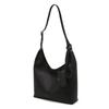 Daks Black Genuine Leather Soft Hobo Shoulder Bag Dcba6f100bk