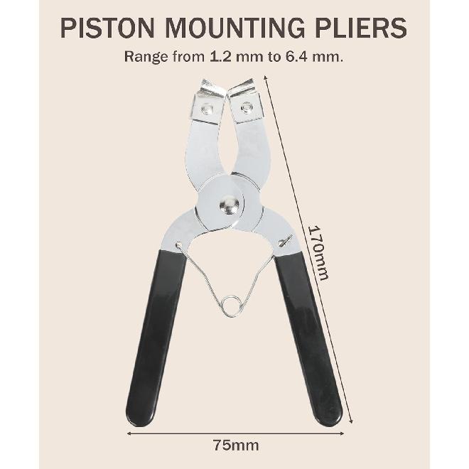 Piston Ring Compressor Tool,Car Accessories Car Engine Piston Ring Taller Removal Kit,Adjustable Sizes From 2-1/8" To 7",Compressor Tool And Piston