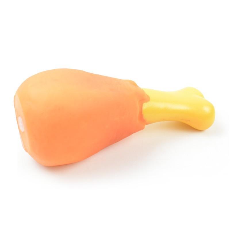 Chicken Leg Toy Pet Toys Dog sound toy Sounding chicken leg vinyl toy Round chicken leg manufacturer wholesale