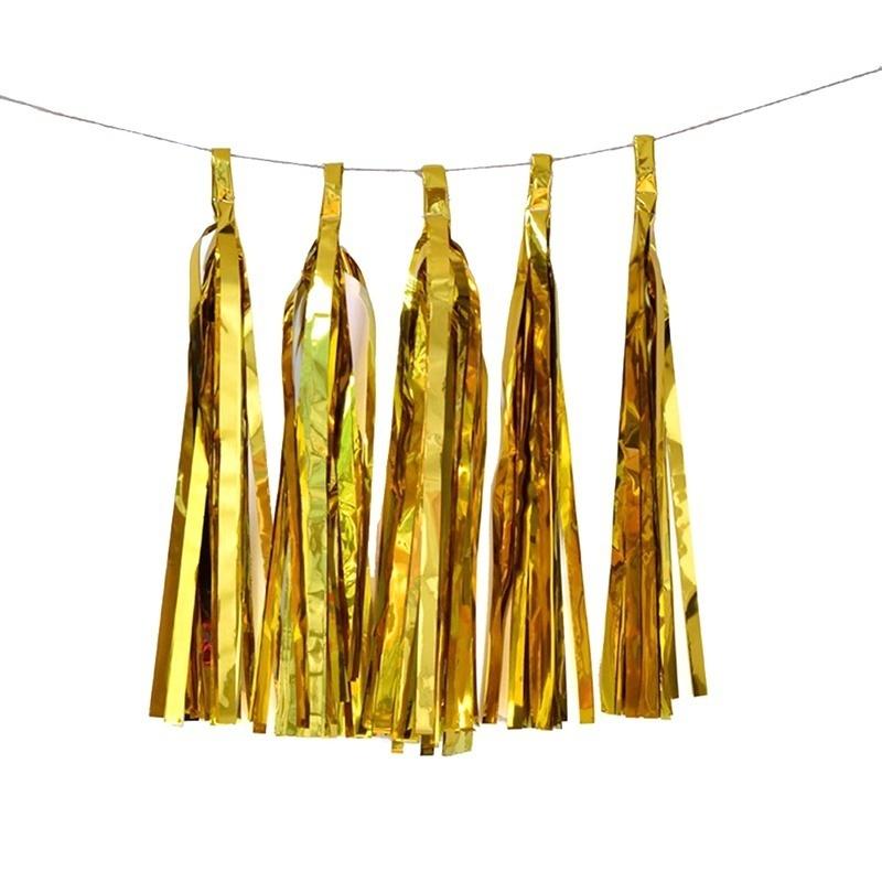 5Pcs Tissue Paper Tassel Garland Bunting Party Wedding Birthday DIY Pom Poms Decor