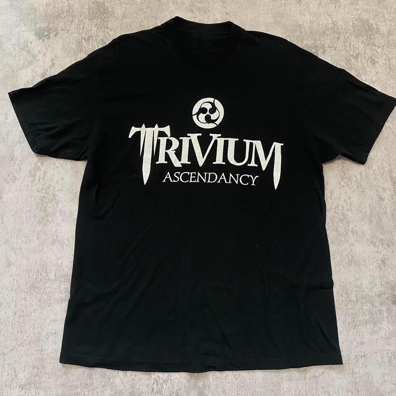 2005 Trivium Ascendancy Roadrace Tour Футболка Y2k Винтаж Affliction Рок L