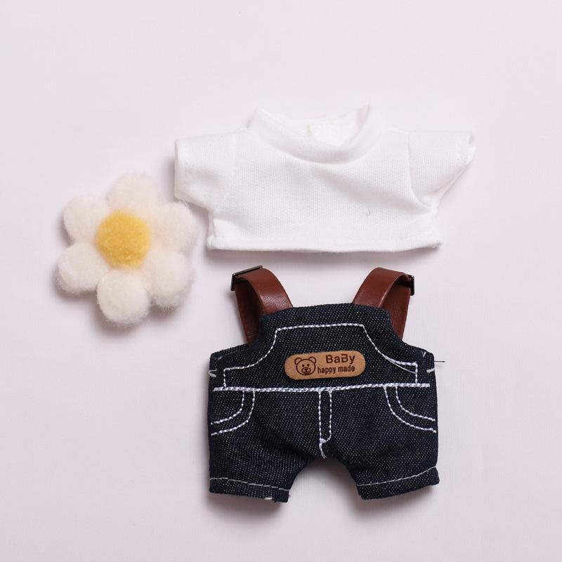 

Новый набор одежды для куклы Лабубу для V1/V2 Ropa кукол Лабубу Набор брюк на лямках