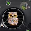 2D flat owl car vent clip decorative diffuser (fragrance not included), car interior decoration, aromatherapy clip, ideal for holiday gifts