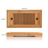 Acogedor Tea Tea Made of Stylish Tea Water Storage 27 14 3cm Tray, Plate, Board, Bamboo, Utensils, Type,