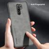 Luxury PU Leather Case For Xiaomi Redmi 9 Back Cover Matte Shockproof Protection Silicone Phone Case For Redmi Note 8 Pro Redmi9