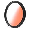 Junestar 58mm Gradient Filter Multilayer Coating Waterproof Gradual Colour Lens Filter for Canon
