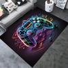 Creative Gaming Rug for Boys Room Decor Gamepad Design Rug Carpet for E-sports Room Bedroom Non-slip Machine Floor Mat Doormat