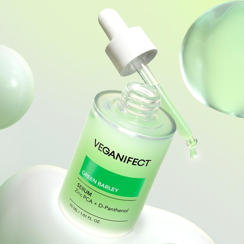 Vegan Effect [trouble  Soothing  Sebum Care] Vegan Effect Green Barley Zinc Serum 30ml