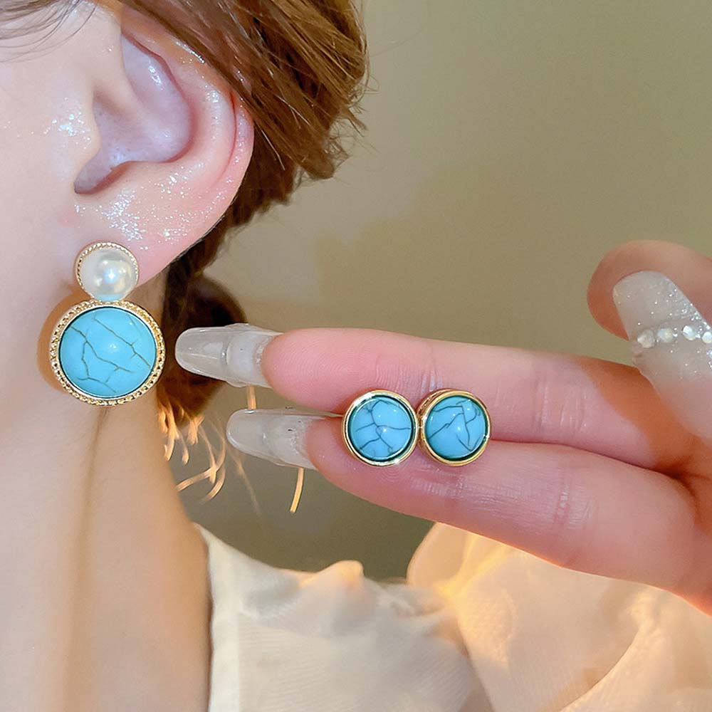 

Jewelry accessories Western Country Earrings Fashion Ornament Ethnic Style Ear studs Couple StyleB