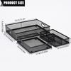 Multifunctional Office Drawer Storage Box Metal Organizers Tray For Stationery Efficient Space Management