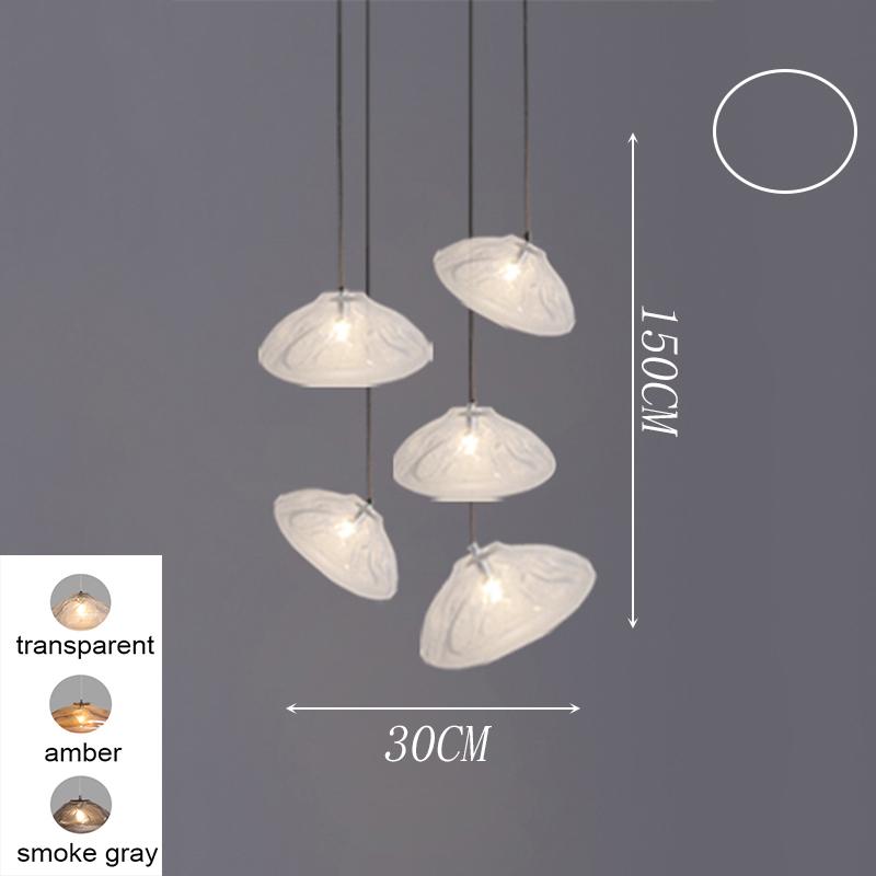 Modern Stair chandelier Pendant lights indoor lighting iling lamp hanging light led Chandeliers for living room indoor lightin