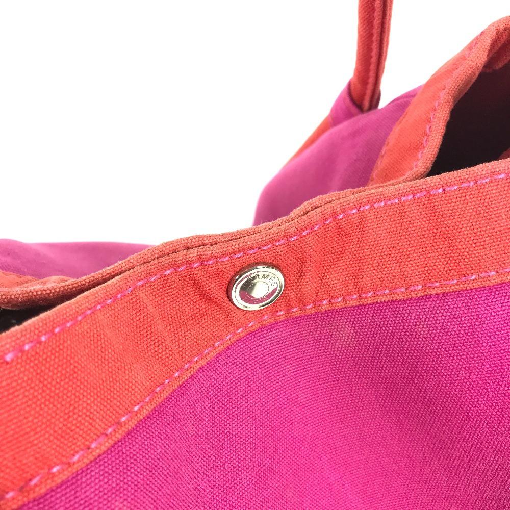 HERMES With porch Sackbag GM Tote Bag, Shoulder Bag, Hand Bag cotton pink