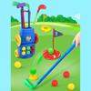 Kids Golf Set Funny Golf Clubs Sport Game Mini Golf Stick Toy Fine Motor Skill Golf Practice Set Toddler Outdoor Sport