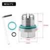 M10.4 / M12.1 / M14.1 / M16.1 / M18.1 Oil Drain Plug Oversize Piggyback Self Tapping Oil Pan Thread Repair Kit Silver