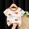 Children's Pure Cotton Short-Sleeved T-Shirt: Summer Style for Girls & Boys