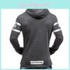Premium Cotton Blend Men Slim Hoodie With Zipper Pocket And Classic Print Design