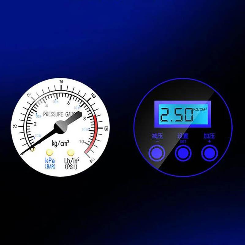 Pompă gonflabilă pentru mașină, dublu cilindru, de mare putere, pompă de aer portabilă pentru mașină, anvelopă, 12 V, pompă electrică de înaltă presiune, pompă universală pentru autovehicule.