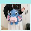 Stitch Pochacco Bär Plüsch Cartoon Rucksack für Mädchen mit Reißverschluss für Reisen