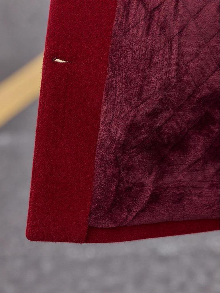 Mink Velvet Coat: New Winter Style for Middle-Aged Women, Plus-Size Woolen Jacket for Autumn and Winter