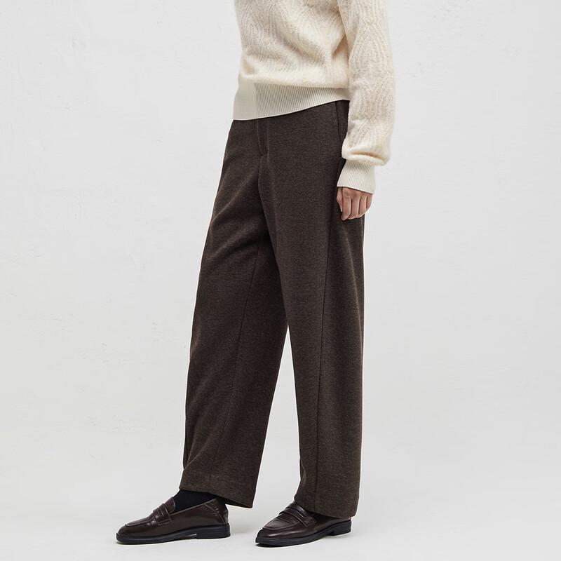 Women's Loose Fit Wool Blend Casual Banana Pants