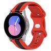 20mm 22mm Silicone Strap for Samsung Galaxy Watch 6/5/4/3/Gear S3/Huawei Watch GT 4 3 Pro Two-color Bracelet for Amazfit GTR/GTS