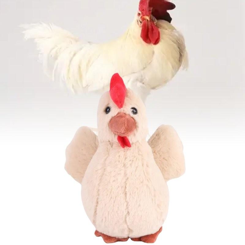 Chicken Cartoon Plush Toy Doll Room Decoration Children Festivals Gift Pp Cotton