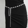 Diamond Water Elegant Waist Chain For Women With Hollow Design For Summer Accessories Fashion