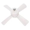 LED Socket Ceiling Fan Light   Dimmable Ceiling Fan with Remote Control E27 Base for Living Room White