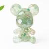 Crystal Resin Bear Car Air Vent Decor With Water Crystal And Crown For Gift Giving