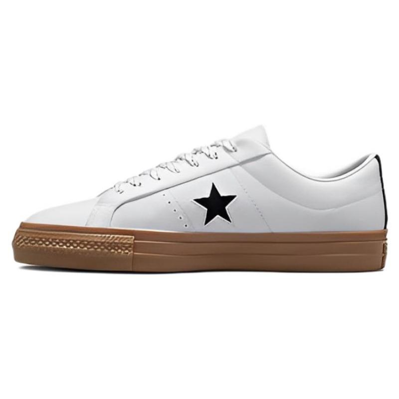 

Converse One Star Pro Cordura Canvas Нескользящие и износостойкие низкие кеды-бордшузы Унисекс Белые 35.5