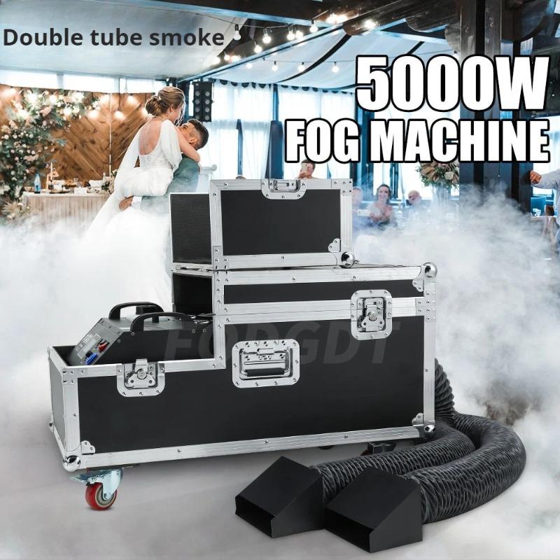 Ships from EU,5000W Water Fog & Low Lying Smoke Machine - DMX-Controlled Stage Equipment for Weddings, Parties, Discos & Performances