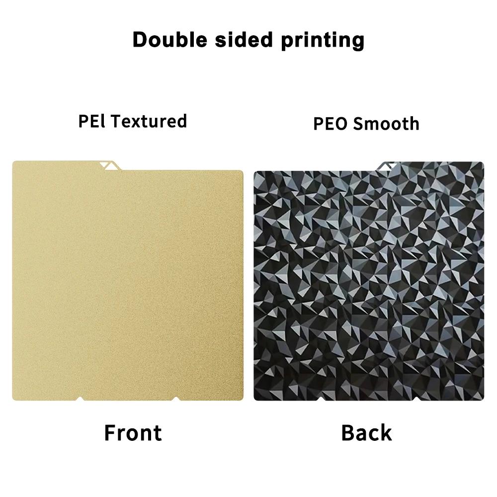Für Anycubic Kobra S1 Platte Pei-Blech 264x276mm Texturiert Kobra S1 Combo Bauplatte Doppelseitig Peo Pet Pey Kobra S1C Bett