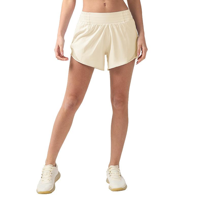 Summer women's anti-light yoga pants cool breathable quick-drying fitness running shorts