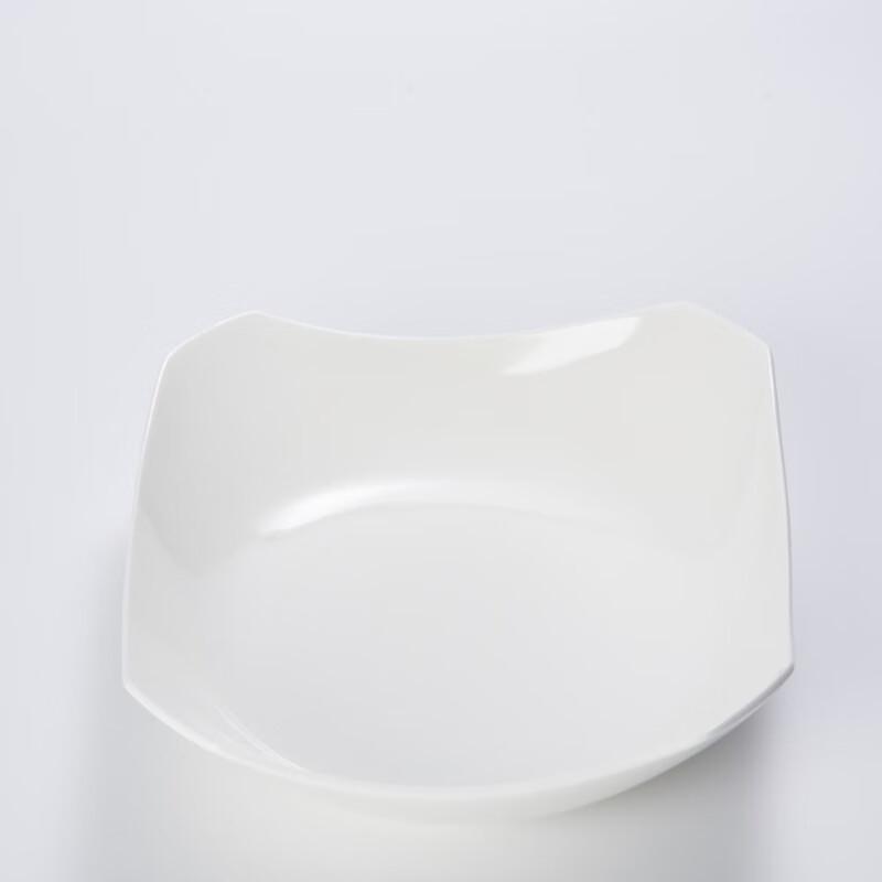 

LISM Pure White 8-inch Octagonal Ceramic Dinner Plate Set