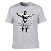 Unisex Robustes Baumwoll-T-Shirt mit Grafik für Bodybuilding Vintage Fitnessstudio Training Muskel-T-Shirt für Fitness-Enthusiasten