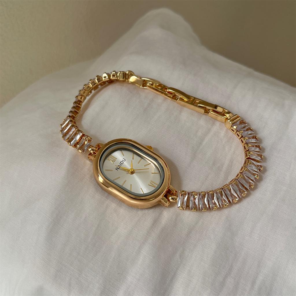 Naidu Chain Women'S Watch Oval Disc Simple Fashion Watch Women'S Quartz Watch