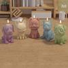 Precioso Molde de Silicona para Velas de Animales 3D Mascota Perro Diy Aromaterapia Yeso Vela Molde de Resina Molde para Fundición Artesanal de Jabón Decoración del Hogar