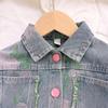 Girls Clothing Sets Spring Autumn Children's Clothing Cute Denim Jacket Cardigan Straight Leg Jeans Kids Suit