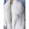 Cappotto in Pelliccia Sintetica da Donna, Pelliccia Sintetica, Modello Lungo, con Collo Imbottito, Cappotto Invernale da Donna Extra Lungo