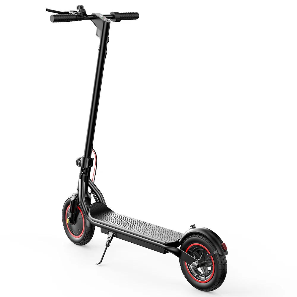 iScooter W6 10-inch Electric Scooter, 500W Front Drive, 25-30km Range, Air-Filled Tires, Rear Disc Brake, App Support for Urban Commute