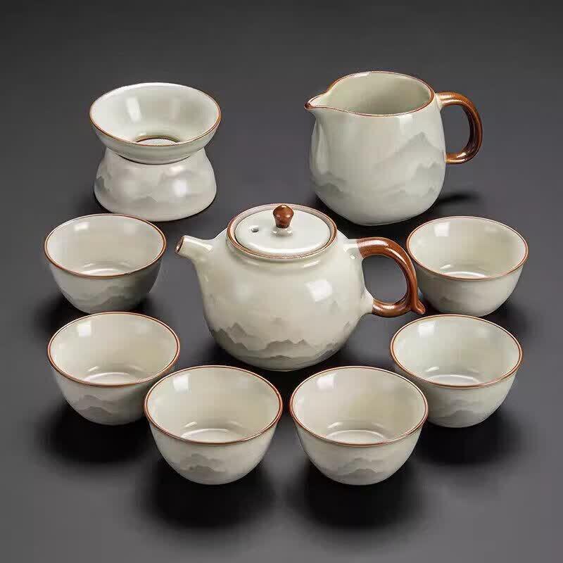 Youluo 2026 Ru Kiln Kung Fu Ceramic Tea Set