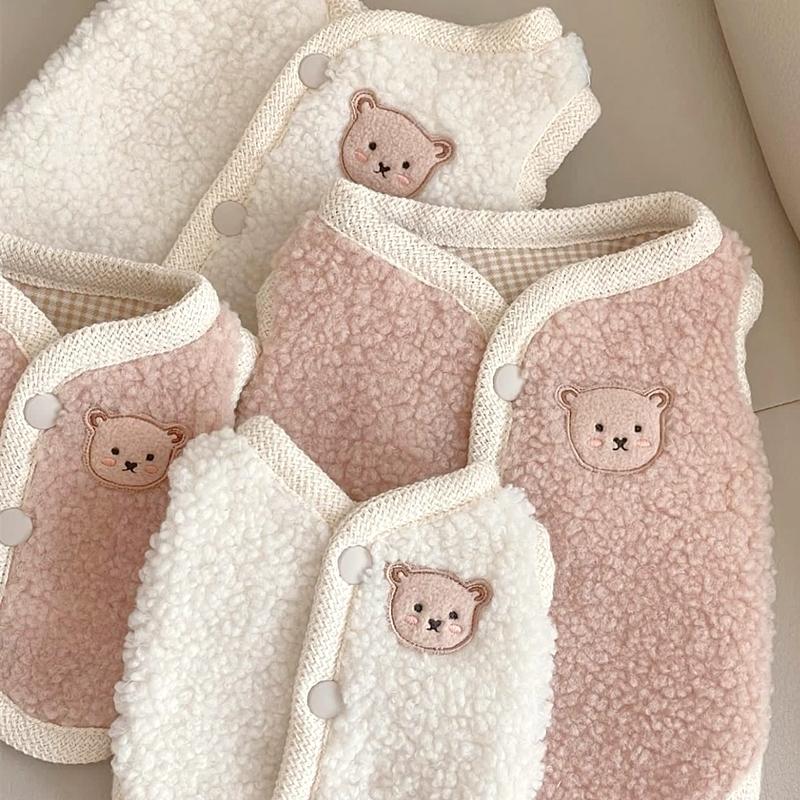 Winter Warm Pet Dogs Clothes Vest Pet Apparel Puppy Dog Clothing Dog Sweater Thickened Cat Clothes For Small Dog Jacket 3