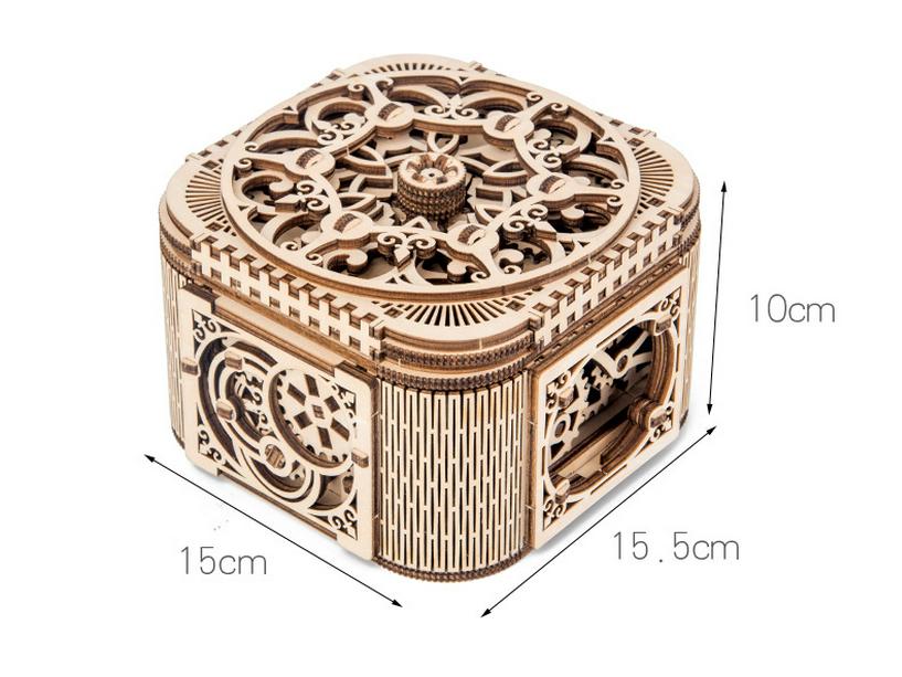 Children's 3D Wooden Perpetual Calendar Puzzle - DIY Mechanical Gear Assembly Model