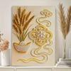 DIY Ear of Corn Pearl Art Painting for Home Wall Decor Pearl Gem Paintings Picture Arts Craft  for Adults/Beginners Gift Idea Home Decor Without Frame