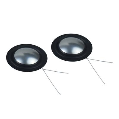 2 Stück Titan Hochtöner Membran Schwingspule 25,4 mm 25,5 mm Metall Titan Verbund Seidenmembran Schwingspule 8 Ohm Reparaturteile