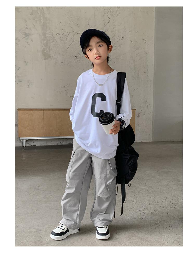 Trendige Cargo-Hosen für Jungen für Frühling und Herbst 2025, stilvolle Freizeitkleidung für Kinder